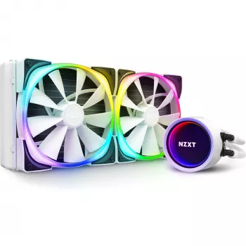 CPU ūdensdzesēšana Kraken X63 280mm RGB balta