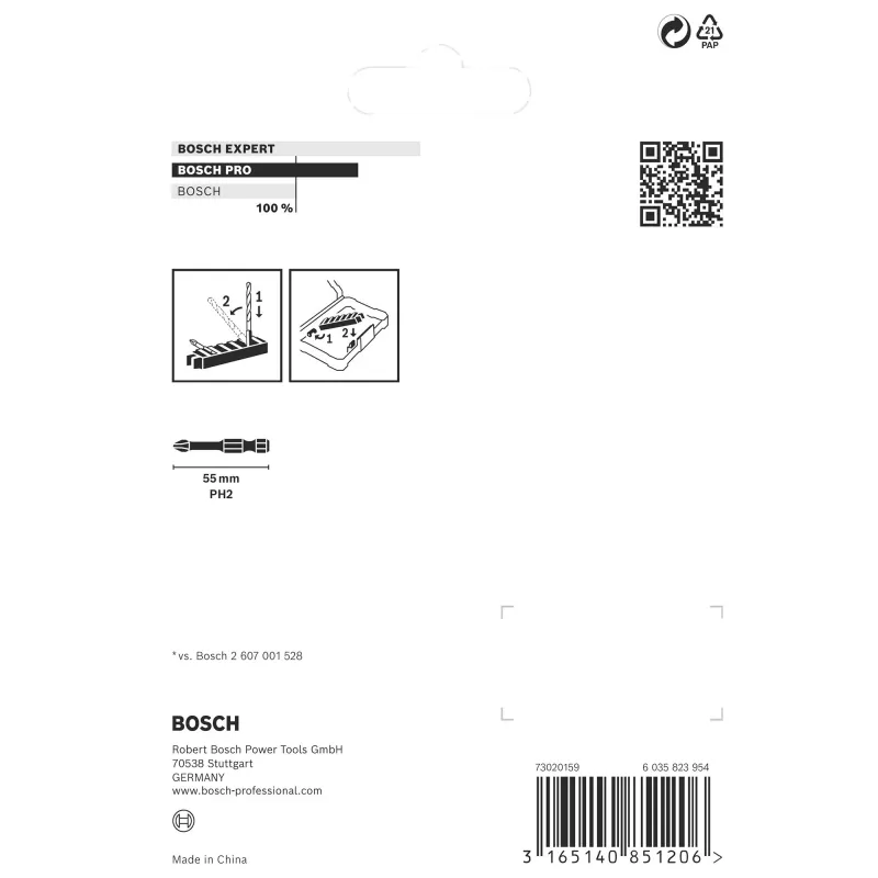 Skrūvgriežu uzgaļu komplekts Bosch 2 608 522 330 8 gab.