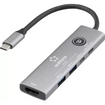 Renkforce USB-C dokstacija RF-DKS-908 Universāla (RF-6797972)