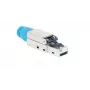 Lanview LVN125465-CAT8.1 RJ45 spraudnis, cinks, 15x45x15 mm