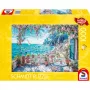 Puzle Schmidt Spiele Terrace by the Sea, 1000 gab., ainavisks jūras skats