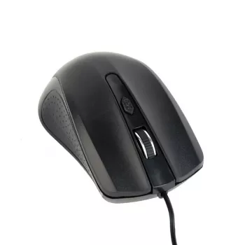 Optiskā pele melna USB 1.8m kabelis