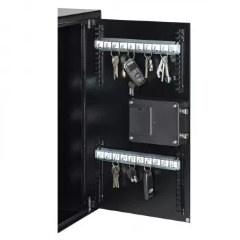 Sienas seifs Yale YKB/550/DB1 ar elektronisko slēdzeni, melns, 350x130x550 mm