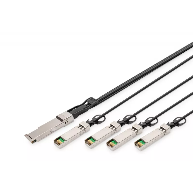 Digitus 40G QSFP+ uz 4x SFP+ tiešā pieslēguma kabelis 3m