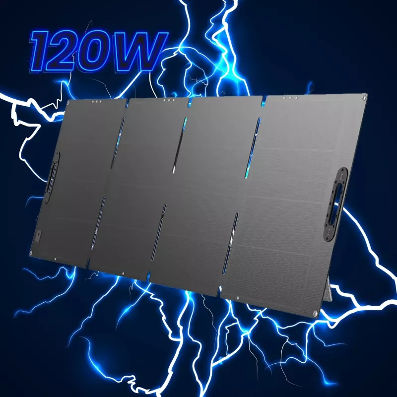 Salokāms saules panelis Extralink EPS-120W 120W Monokristālisks silīcijs