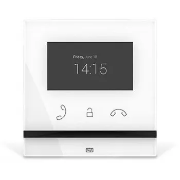 2N Indoor Compact video durvju telefons 10.9 cm (4.3 collu) balts