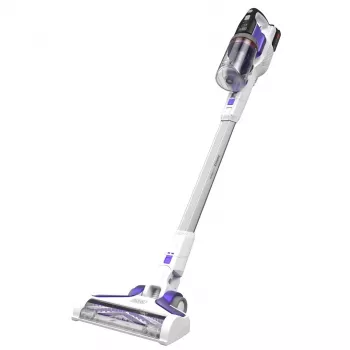 Black & Decker BHFEV1825CP stiepļu putekļsūcējs/elektriskā slota 2-in-1 bezvadu putekļsūcējs, sauss, bez maisa, balts, 2.5 Ah
