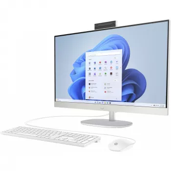 HP 27-cr0007ng - Viss-vienā dators - Ryzen 5 7520U / 2,8 GHz - RAM 16GB - SSD 512GB NVMe - Radeon Graphics - 1GbE, Bluetooth 5.3, Wi-Fi 6