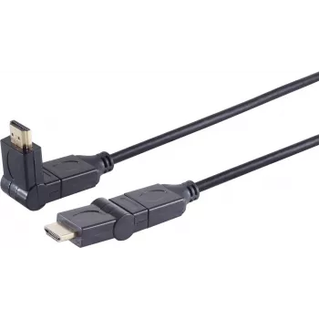 Monitora kabelis ShiverPeaks 2 x HDMI Type A savienotāji, 2,0 m garums, HDMI 2.0 saderīgs