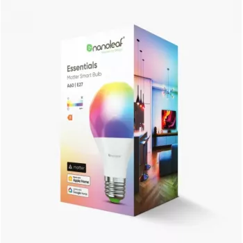 Essentials Smart A60 Spuldze E27 Matter 9W 806Lm RGBCW 2700-6500K