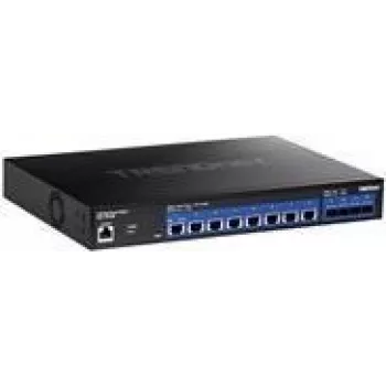 TRENDnet TEG 7124WS - viedais slēdzis - 8 x 10GBase-T + 4 x 10 Gigabit SFP+