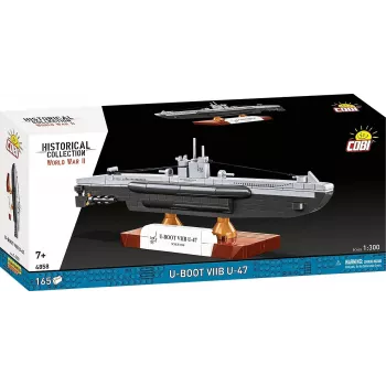 Cobi U-47 T.VIIB 1:300 zemūdenes modelis