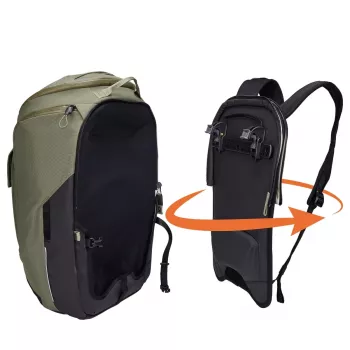 Thule 5092 Paramount Hybrid Pannier 26L Soft Green – hibrīda soma velosipēdam un mugursomai