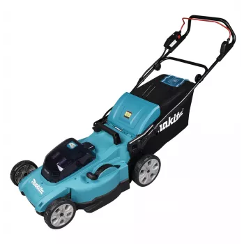Makita DLM480Z zāles pļāvējs Stūmējzāģis Akumulatora Melns, Tirkīzzils