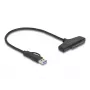 DeLOCK USB uz SATA pārveidotājs 6 Gb/s USB Type-C Type-A 0,3m