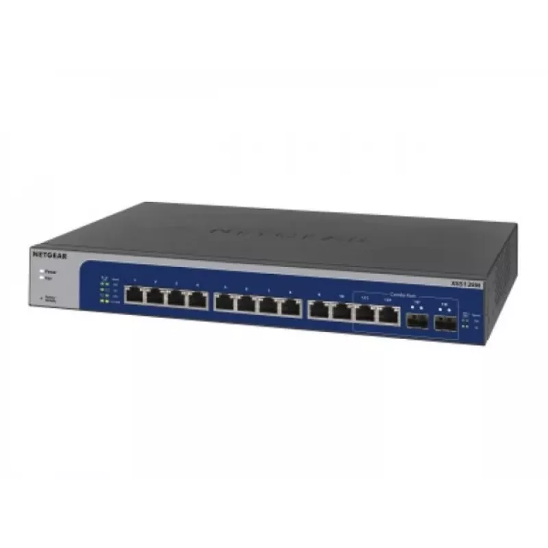 Netgear Plus XS512EM V2 - Slēdzis - L3 - Viedais - 12x 100/1000/2.5G/5G/10GBase-T + 4x 10G SFP+
