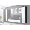 Cama slēgts Skapis VIGO '180' 180/40/30 sonomas ozols/balts glancēts