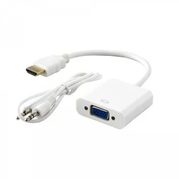 Sbox HDMI (vīr.) uz VGA (siev.) + Audio pārveidotājs AD.HDMI-VGA+A