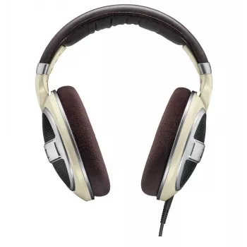 Austiņas Sennheiser HD 599 — vadu, atvērtas, apkārtauss, 50 Ω, 12–38500 Hz, 1.2 m vads, ziloņkaula krāsa