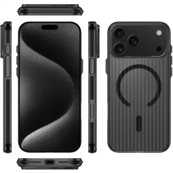 4smarts Design Case Aero iPhone 17 Pro Max, melns (541642)