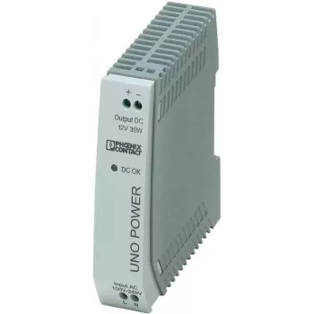 Barošanas bloks PHOENIX-CONTACT UNO-PS/1AC/12DC/30W — 12 V DC, 30 W, 85–264 V AC ieeja