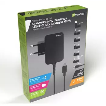 Strāvas adapteris Notebook Prime 65W universāls 7w1