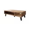 Cama Kafijas galdiņš NORD 110cm votana ozols/antracīts