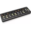 MIDI tastatūra USB Behringer X-TOUCH MINI, vadības elementi: pogas, rotējošie slīdņi, ripas