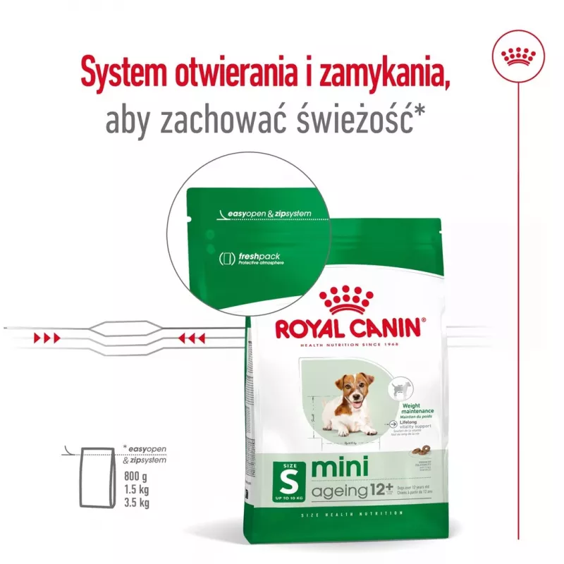 ROYAL CANIN Mini Ageing Adult +12 sausā barība suņiem - 3,5 kg
