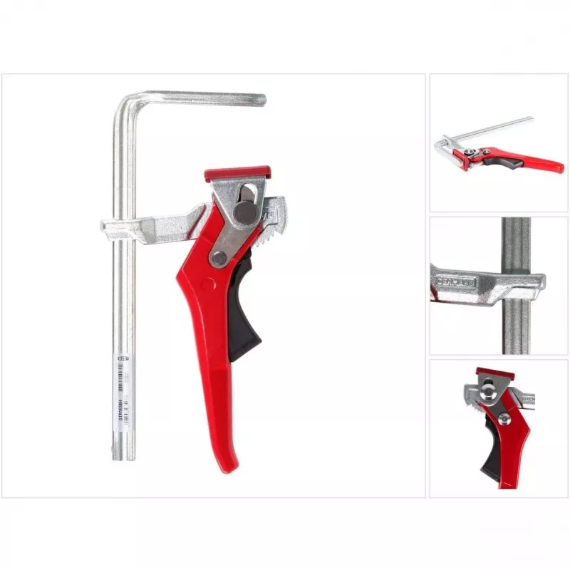 Bessey GTR16S6H stieņu skava, plastmasas un tērauda konstrukcija, 300×200×300 mm