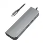 LogiLink UA0343 USB-C daudzportu centrmezgls alumīnija USB 3.2 2. gen