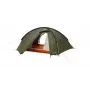 Dome/Igloo telts Easy Camp Rondane 3 — 3 personām, poliestera ārējā telts, alumīnija stieņi, tumši zaļa