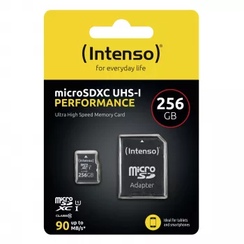 Atmiņas karte Intenso 256GB microSD UHS-I Performance Class 10