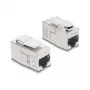 DELOCK keystone savienotājs RJ45 sievišķais uz RJ45 sievišķo — tīkla pagarinātājs 90796