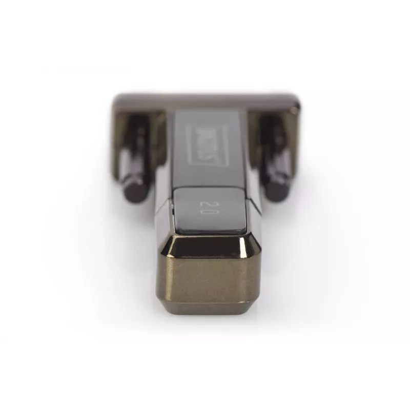 DIGITUS USB 2.0 uz Seriālo Pārveidotājs DSUB 9 vīriešu, iekļauts USB A kabelis 80 cm, FTDI mikroshēma FT232RL, USB 2.0 uz RS232