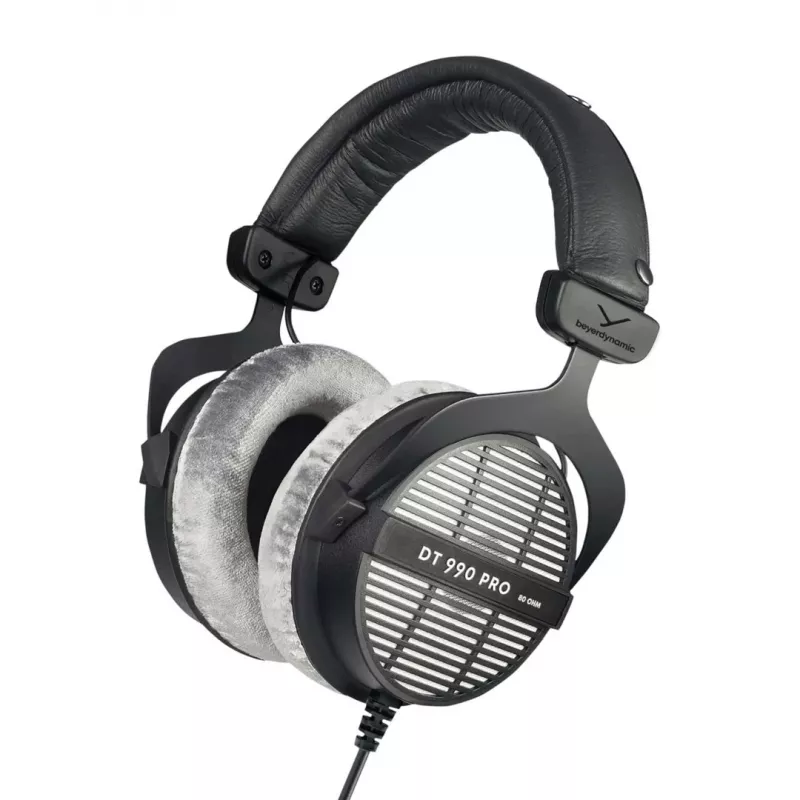 Studio austiņas Beyerdynamic DT 990 PRO 80 Ω, vadu, circumaural, 3 m kabelis, melnas