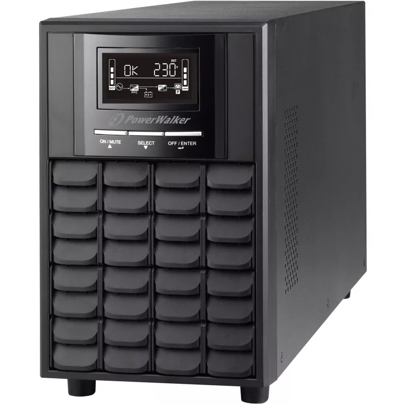 PowerWalker VI 1100 CW līnijas interaktīvais nepārtrauktās barošanas avots (UPS) 1100 VA (1,1 kVA), 770 W, 7 Ah, RS-232, USB, melns