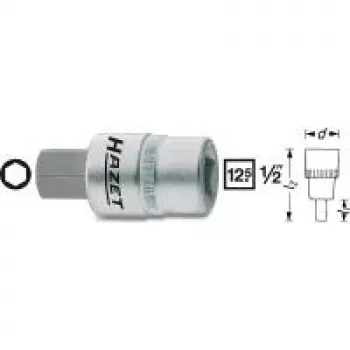 Hazet iekšējā sešstūra skrūvgrieža uzgalis 12,5 mm (1/2 inch), Bremssattel uzgalis 986-9