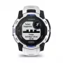 GARMIN Instinct 2 45 mm, MIP 0.9 collas (176×176), GPS, Solar, Silikona siksniņa Zils/Balts