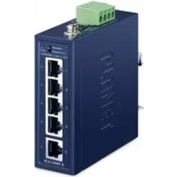 Nepārvaldāms 5 portu Gigabit Ethernet slēdzis PLANET IGS-500T-E (10/100/1000), zils