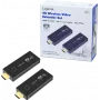 Bezvadu HDMI pārraides komplekts LOGILINK HDW0102 — 30 m darbības rādiuss, HDMI raidītājs un uztvērējs