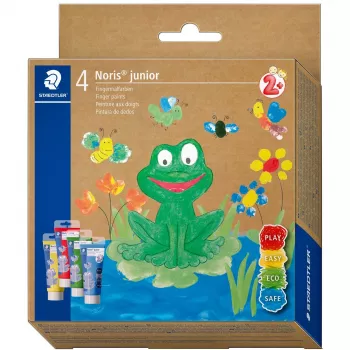Pirkstu krāsas Staedtler Noris Club 8801 Daudzkrāsainas 4 gab.