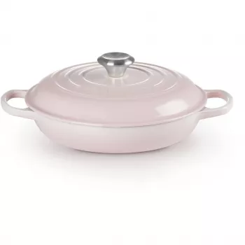 Le Creuset Signature 26 cm Gourmet Profesionālais Katls Rozā