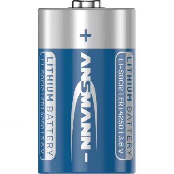 Baterija ANSMANN ER14250 Litija-tionilhlorīds 3,6V 1/2AA