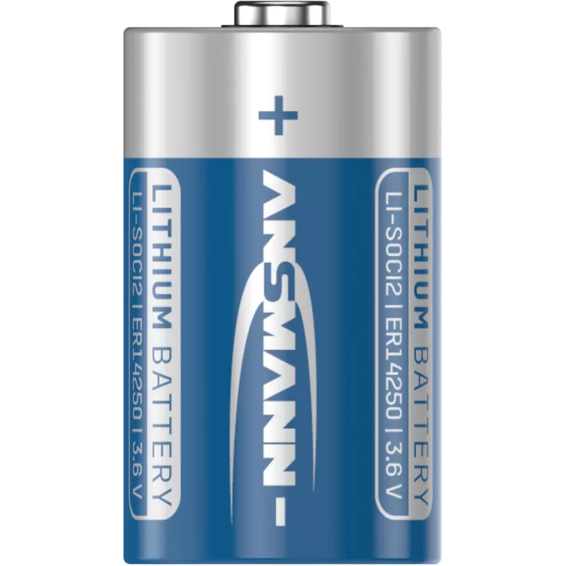 Baterija ANSMANN ER14250, litija tionilhlorīda, 3,6 V, 1/2AA
