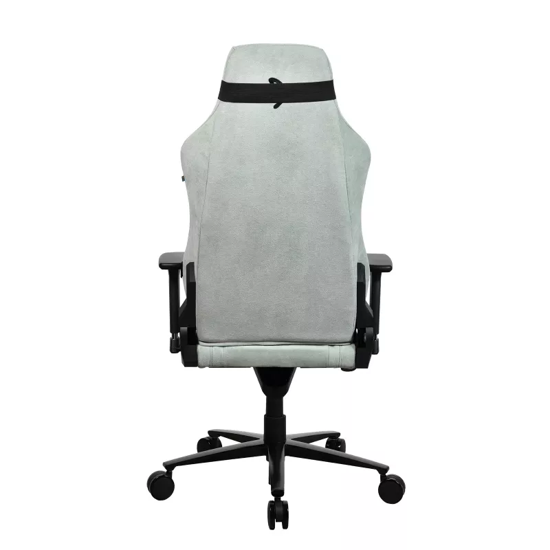 Spēļu krēsls Arozzi Vernazza SoftFabric Pearl Green — ergonomisks auduma sēdeklis