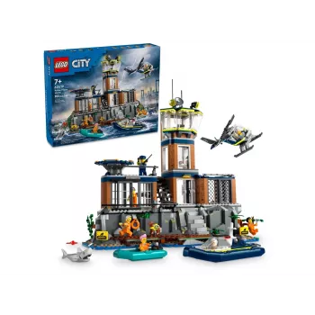 LEGO City Policijas iecirknis un cietuma sala 60419 — 980 gab., 7 minifigūras