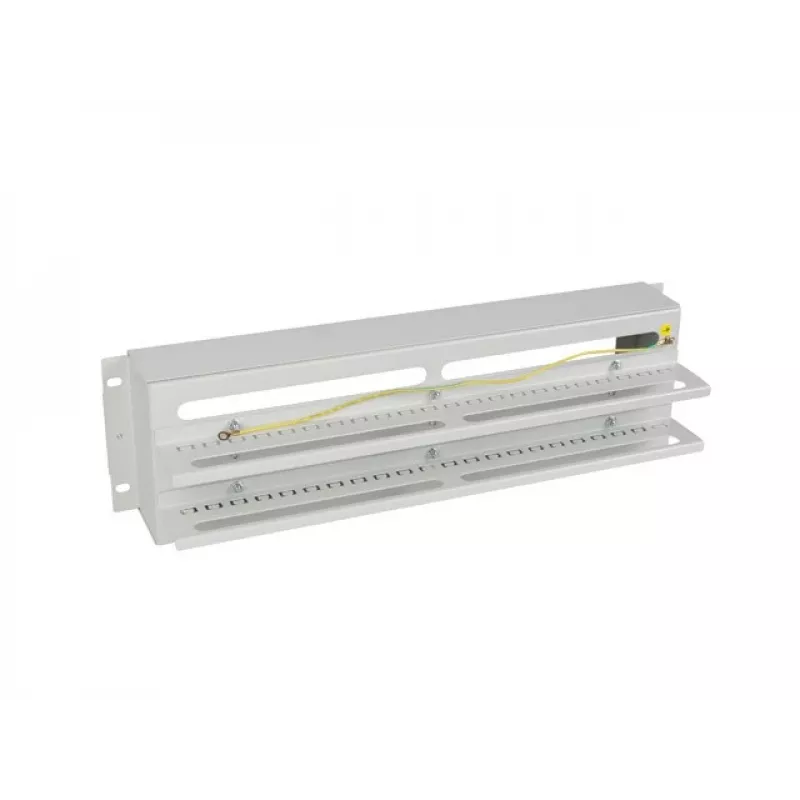 Sadalīšanas panelis Lanberg AK-VDP103-S Pelēks Tērauds 48.3 cm