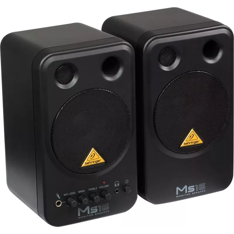 Behringer MS16 2-virzienu skaļrunis Melns Vadu 16 W