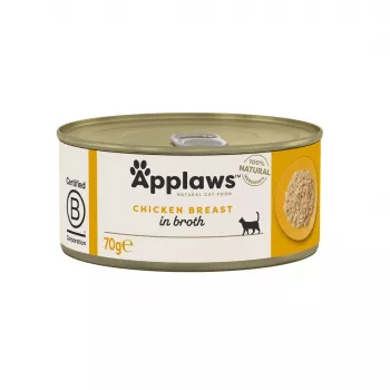 Applaws Adult Chicken 70 g slapjā kaķu barība — bez graudiem, lipekļa un sojas